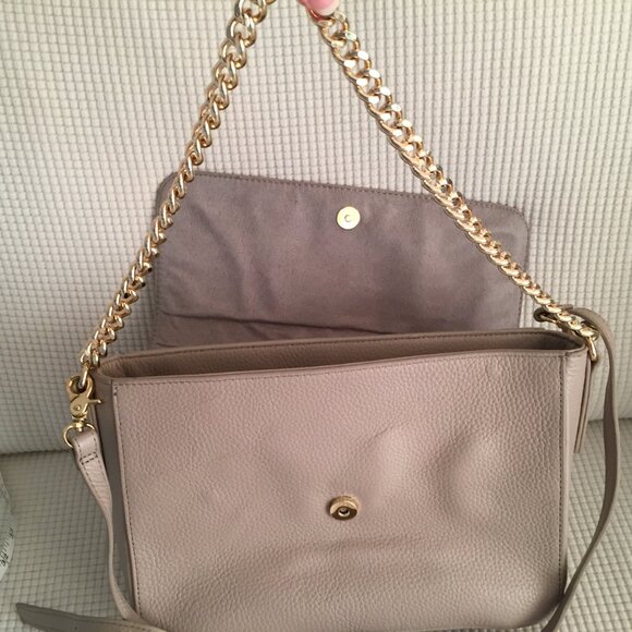 EMMA FOX LEATHER CONVERTIBLE HANDBAG, NWOT - Picture 7 of 11